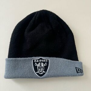 Las Vegas Raiders Hat Beanie Adult One Size Stocking Cap Oakland New Era